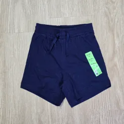 Short de Tela color azul oscuro