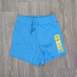 Short de Tela color azul