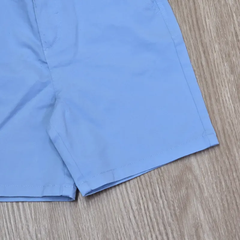 Short de Tela color azul