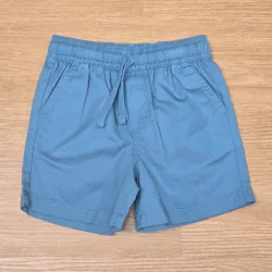 Short de tela color Verde