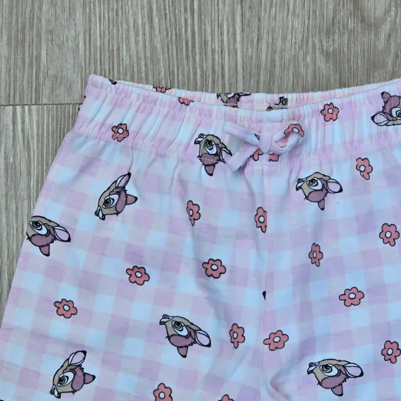Short de tela de Bambi con flores