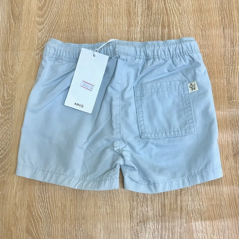 Short Mango color azul claro