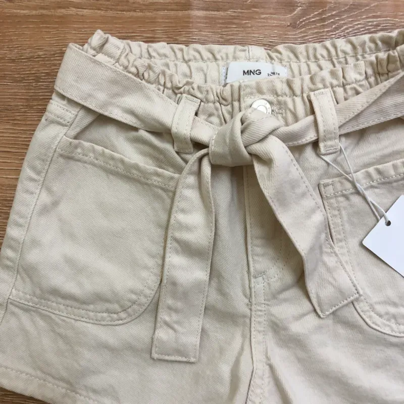 Short Mango color blanco 