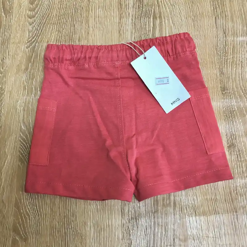 Short Mango color salmón