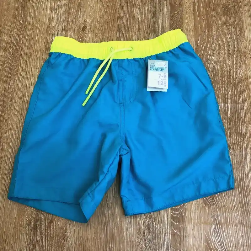 Short playero color azul 
