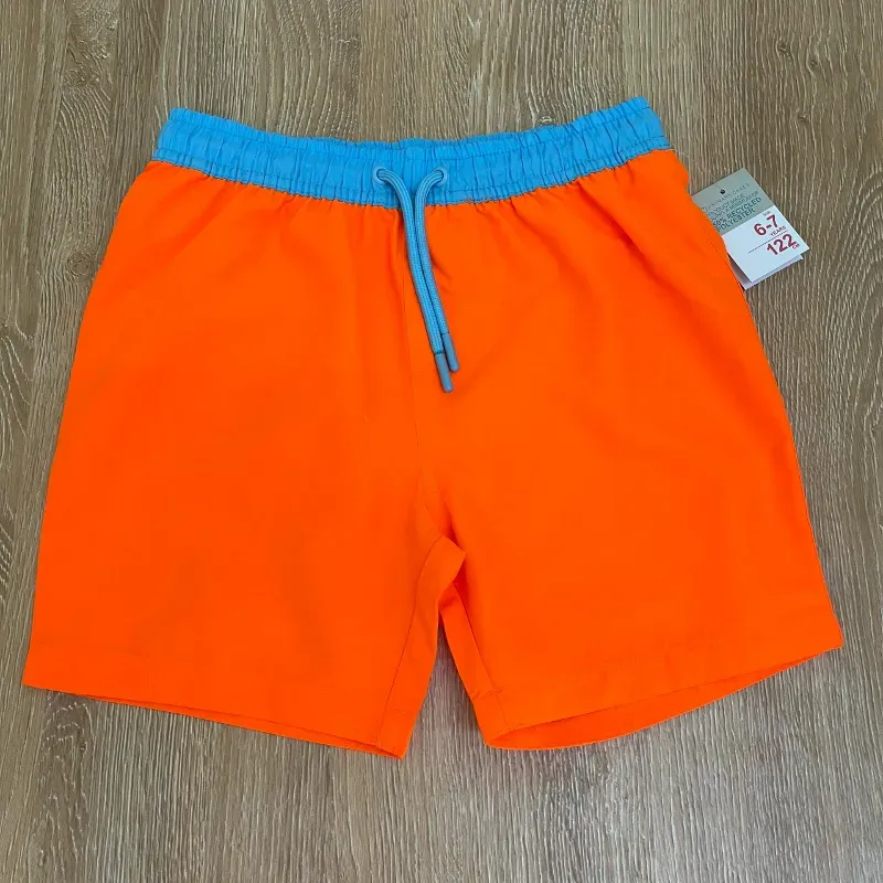 Short playero color naranja 