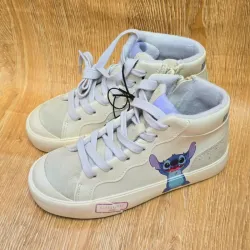 Tenis Botas Stitch Blancos