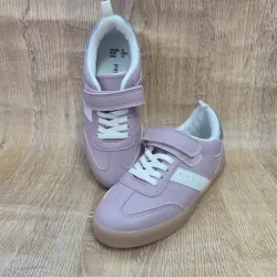 Tenis color Rosa con Franja blanca