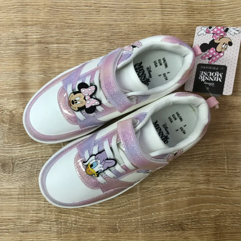 Tenis de Minnie y Daysi color rosado 