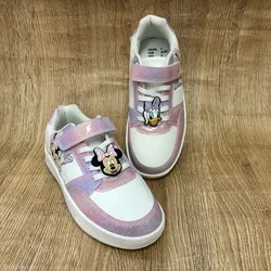 Tenis de Minnie y Daysi color rosado 
