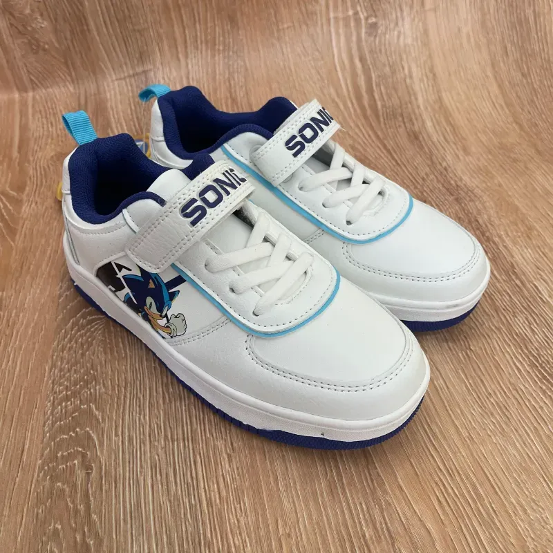 Tenis de Sonic color blanco 