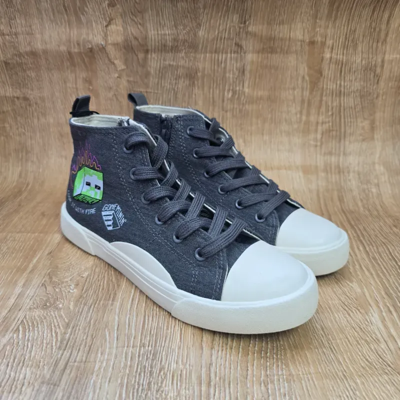 Tenis Estilo Converse de Minecraft