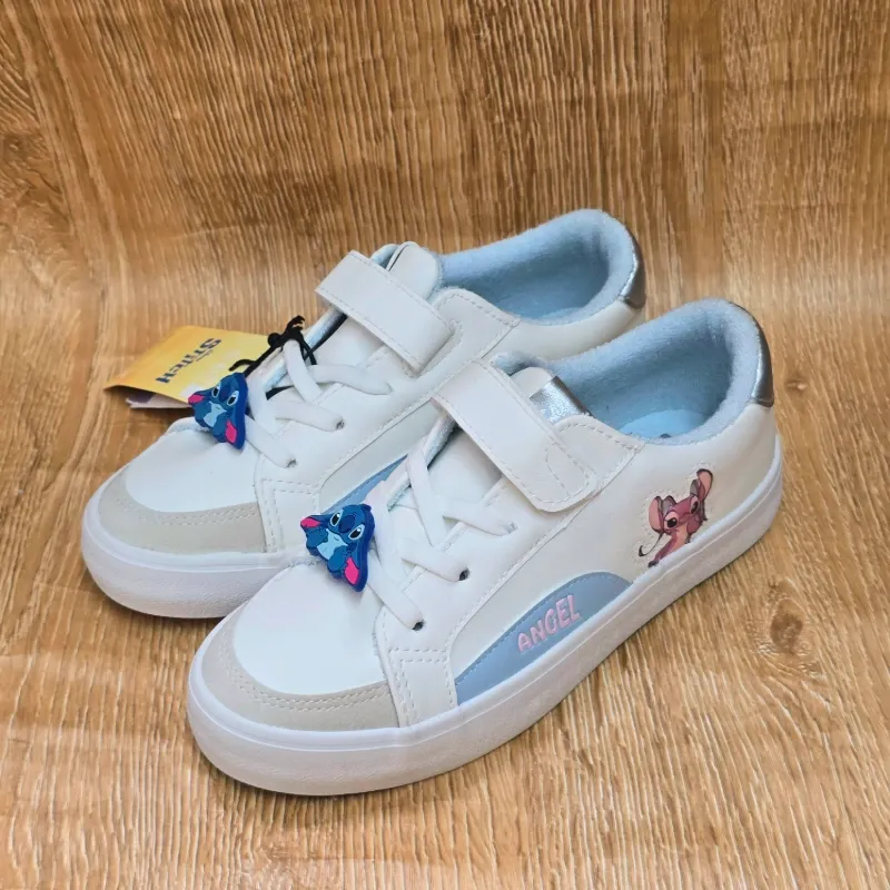 Tenis stitch blancos y azul