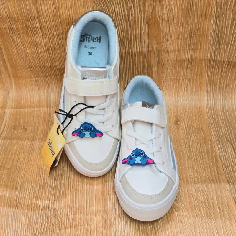 Tenis stitch blancos y azul