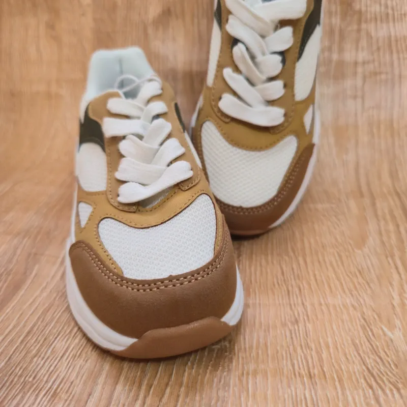 Tenis tonos mostaza