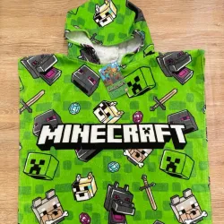 Toalla con capucha de Minecraft 