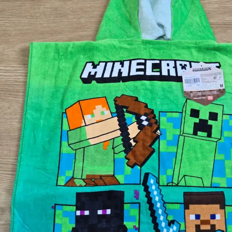 Toalla con Gorro de Minecraft