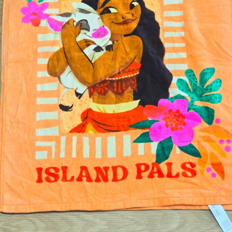 Toalla con gorro de Moana