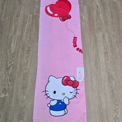 Toalla de Hello Kitty color rosa