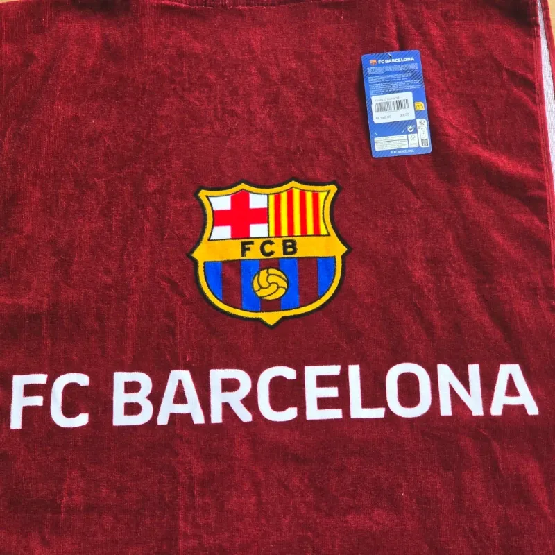 Toalla del Barcelona color roja