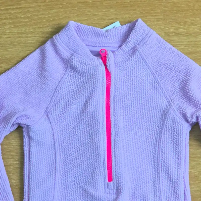 Traje Baño Mangas Largas color Violeta
