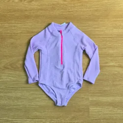 Traje Baño Mangas Largas color Violeta