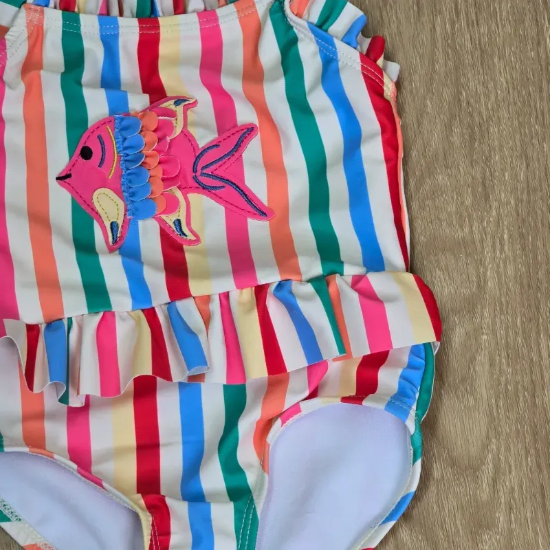 Traje de Baño de Pez Colorido