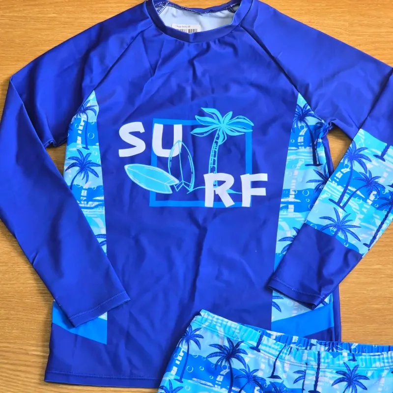 Traje de Baño Dos piezas azul Surf