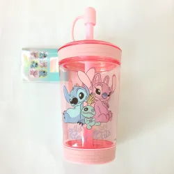 Vaso de Stitch color rosado