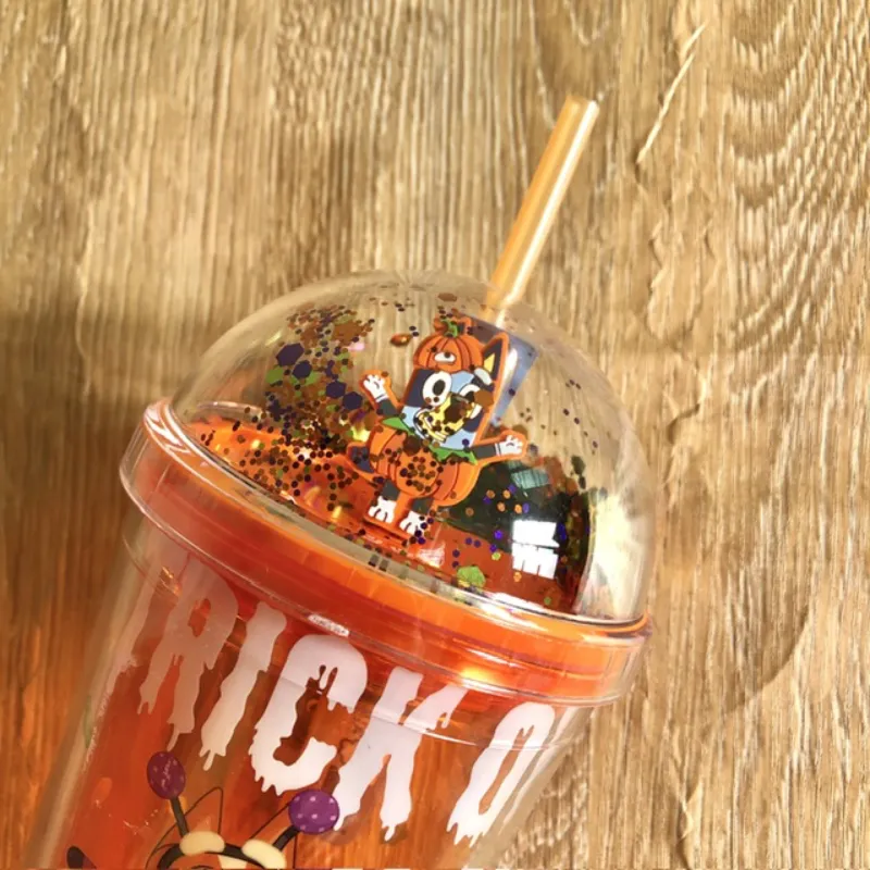 Vaso grande de Bluey en Halloween