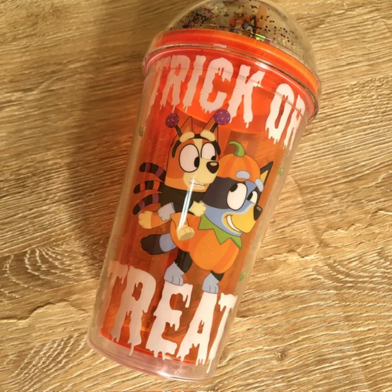 Vaso grande de Bluey en Halloween