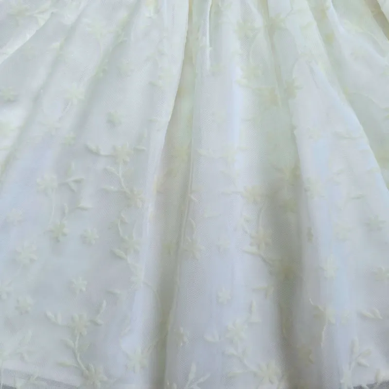 Vestido blanco de tul