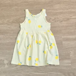 Vestido color amarillo con Limones