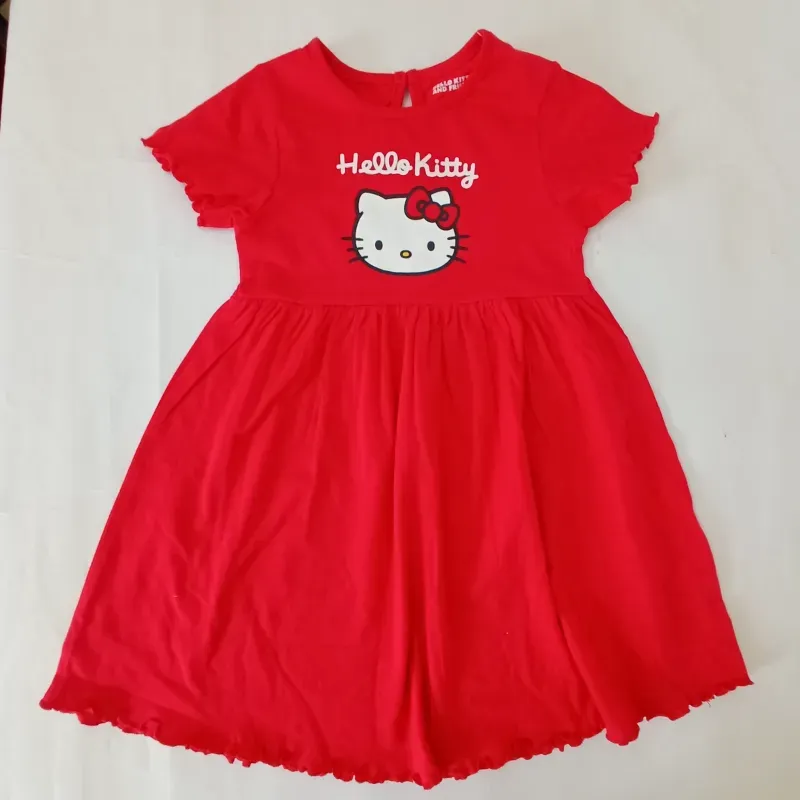 Vestido color rojo "Hello Kitty"