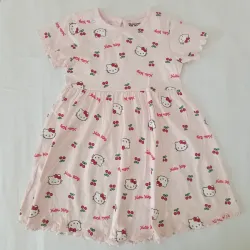 Vestido color rosado "Hello Kitty"