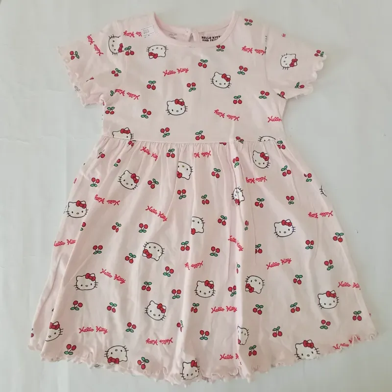 Vestido color rosado "Hello Kitty"