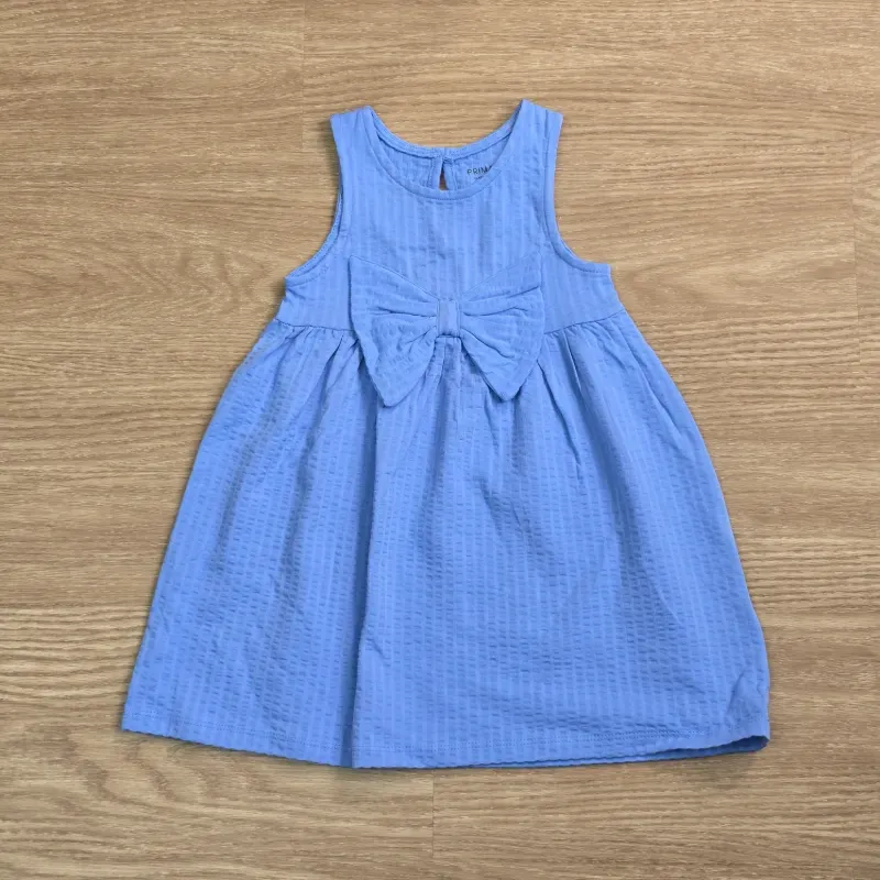 Vestido con Lazo color Azul