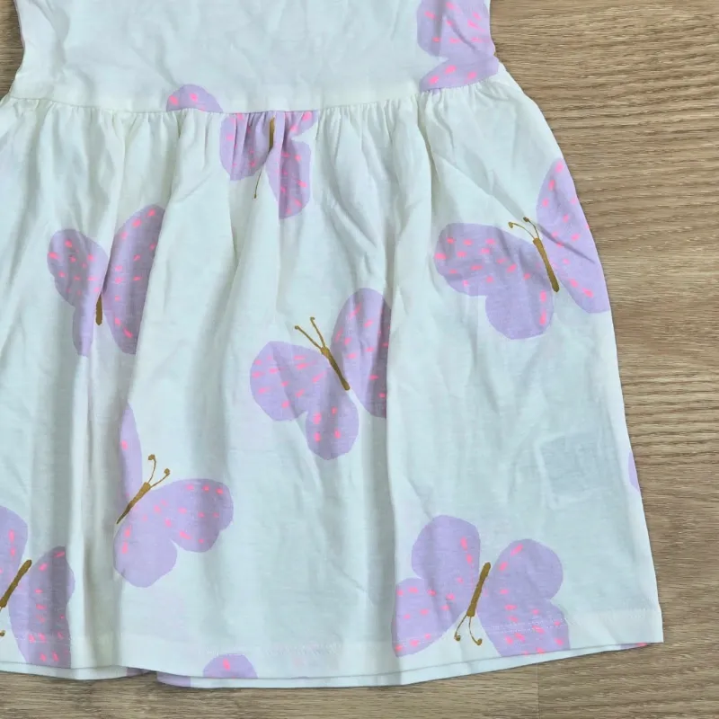 Vestido con Mariposas moradas