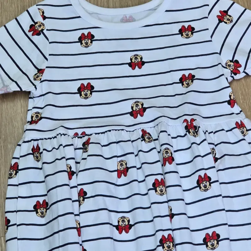 Vestido con rayas de Minnie Mouse