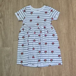 Vestido con rayas de Minnie Mouse