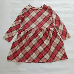 Vestido de cuadros rojos 