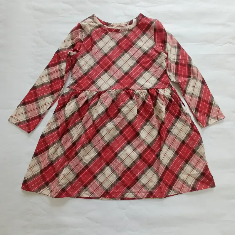 Vestido de cuadros rojos 