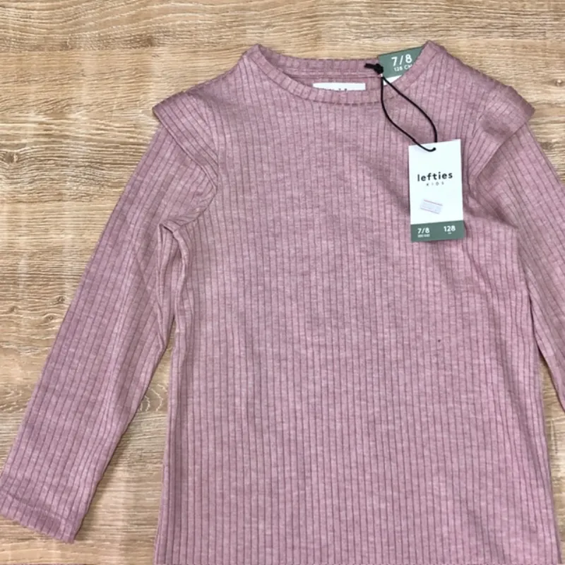 Vestido de mangas largas color violeta