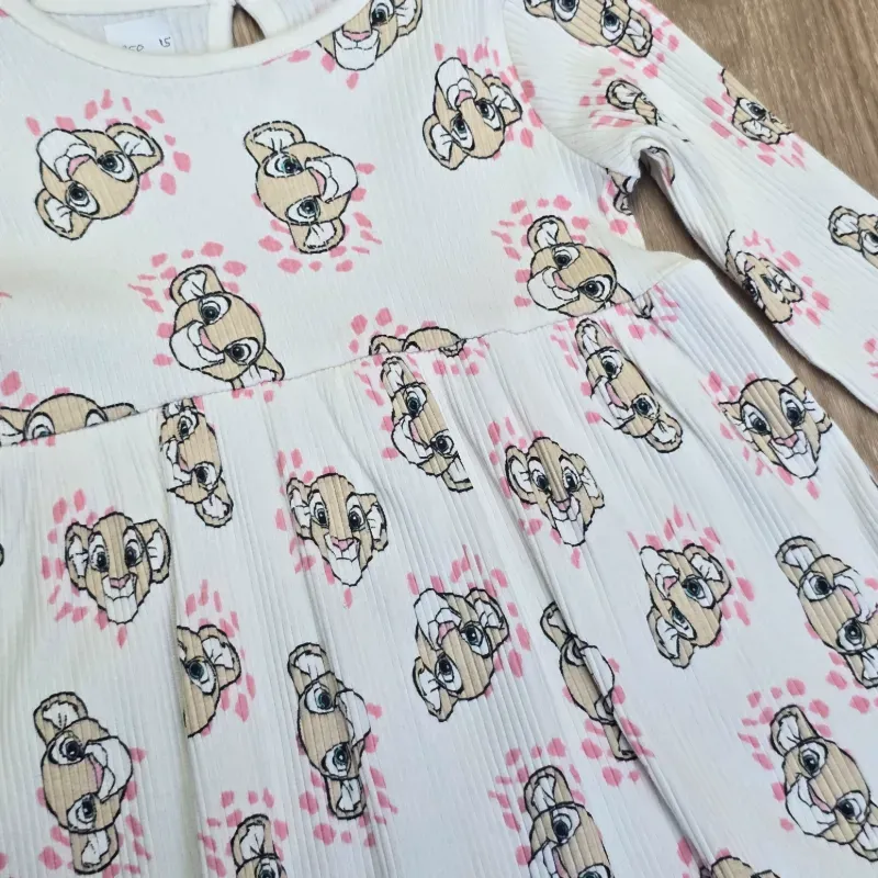 Vestido de mangas largas del Rey León 