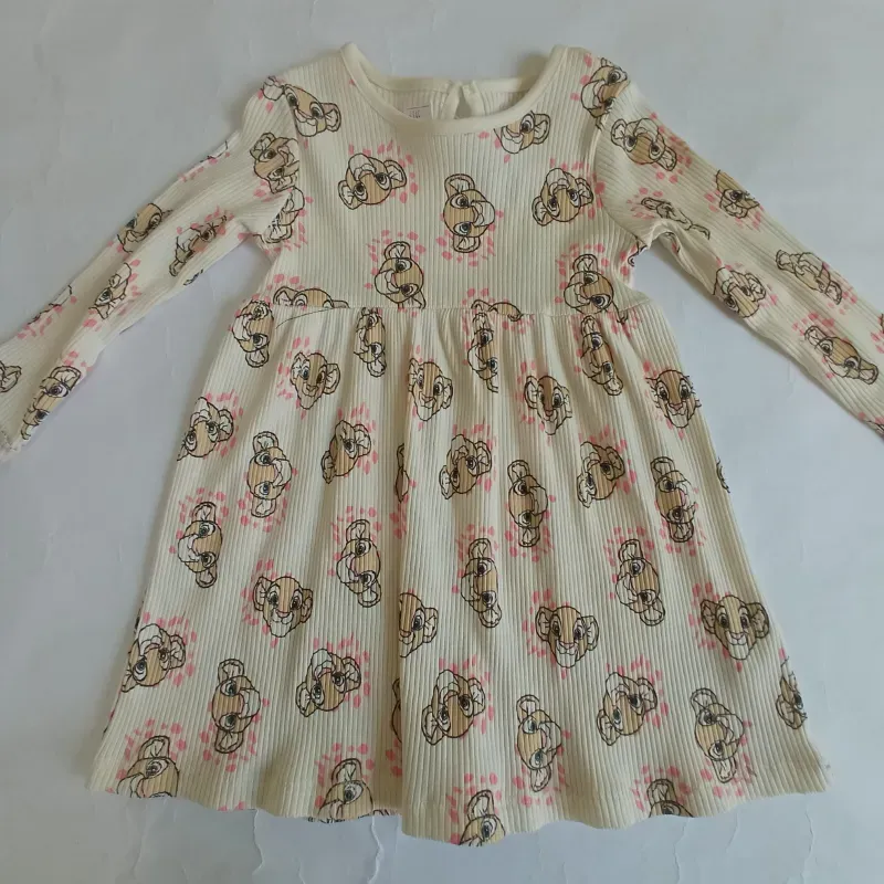 Vestido de mangas largas del Rey León 