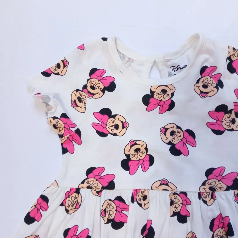 Vestido de Minnie Mouse color blanco 