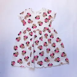 Vestido de Minnie Mouse color blanco 
