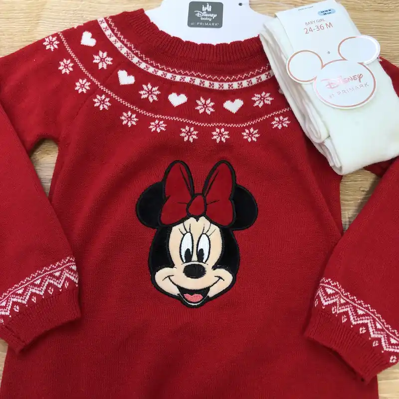 Vestido de Minnie Mouse color rojo 