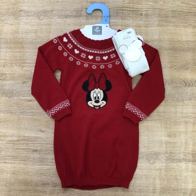 Vestido de Minnie Mouse color rojo 