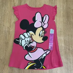 Vestido de Minnie Mouse color rosado 